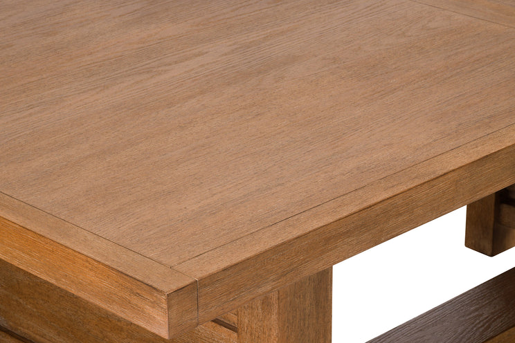 Close-up of a wooden table surface